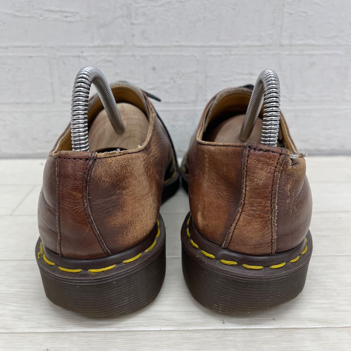 1441◎ イングランド製 Dr.Martens ドクターマーチン 靴 シューズ 3ホール ショート ブーツ カジュアル ブラウン レディース5_画像5