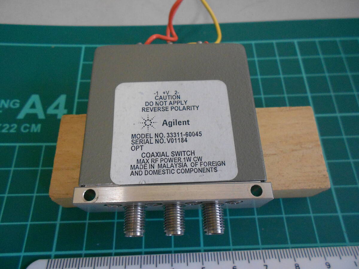 Agilent 33311-60045 同軸リレー ジャンク品_画像1