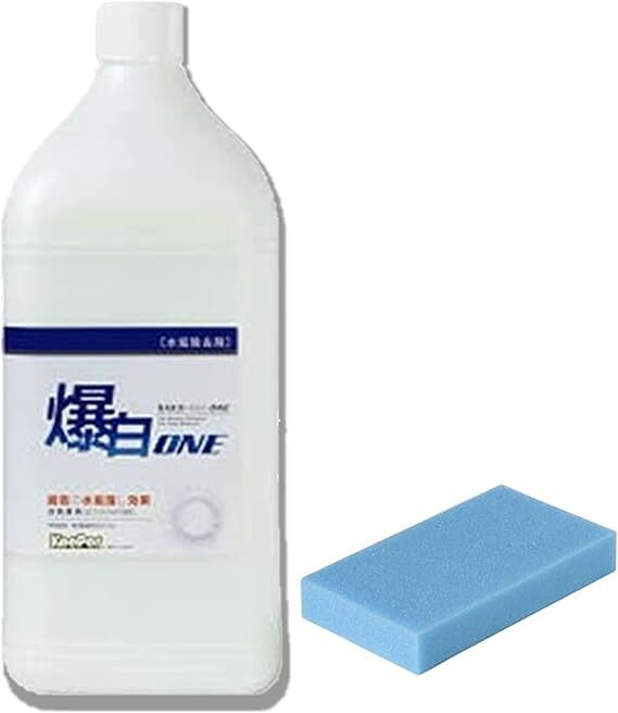 キーパー (KeePer) PRO SHOP使用 水垢落とし剤 爆白ONE 3L　スポンジ付き_画像1