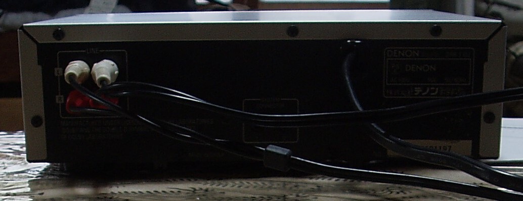 DENON カセットデッキ DRR-F102 綺麗・取扱説明書付属の画像3