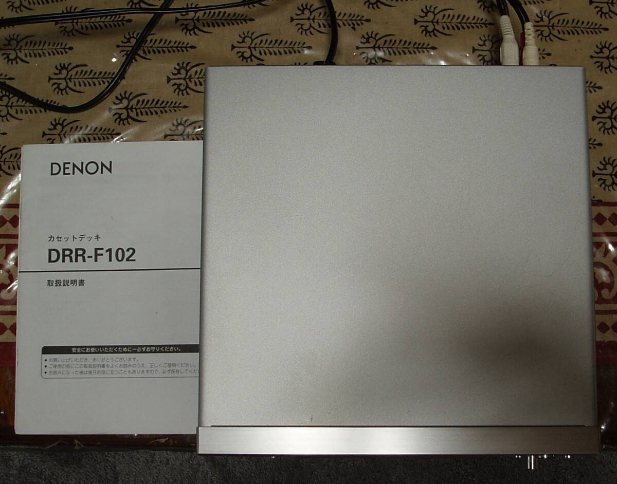 DENON カセットデッキ DRR-F102 綺麗・取扱説明書付属の画像2