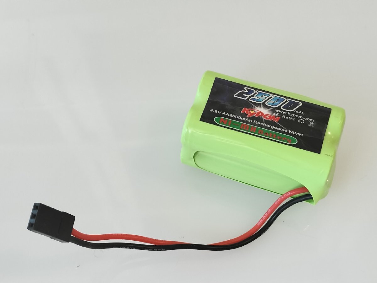 Kypom 4.8V 2500mAh 角型 ニッケル水素 受信機用★ホビーショップ青空_画像3