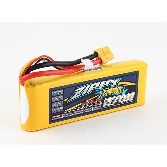 Compact 11.1V 2700mAh 60C70C リポ ZIPPYの画像1