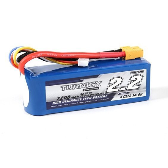 Turnigy 14.8V 2200mAh 20C40C リポバッテリー_画像1