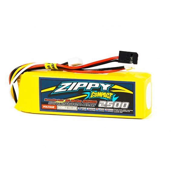 Compact 11.1V 2500mAh радиопередатчик для ZIPPYlipo lithium полимер аккумулятор * хобби магазин синий пустой 