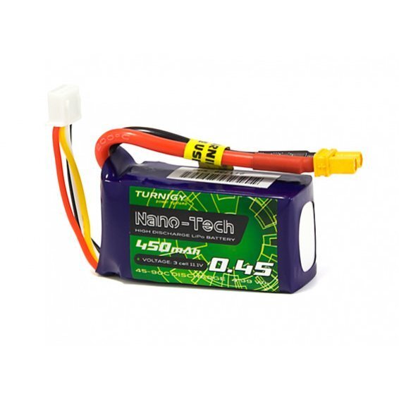 Turnigy nano-tech 11.1V 450mAh 45C90C リポ バッテリー_画像1