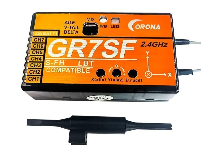 Corona S-FHxx 2.4GHz GR7SF 7ch 3軸ジャイロ フタ社 互換 受信機 T6J T8J T10J T14SG 等対応★ホビーショップ青空_画像1