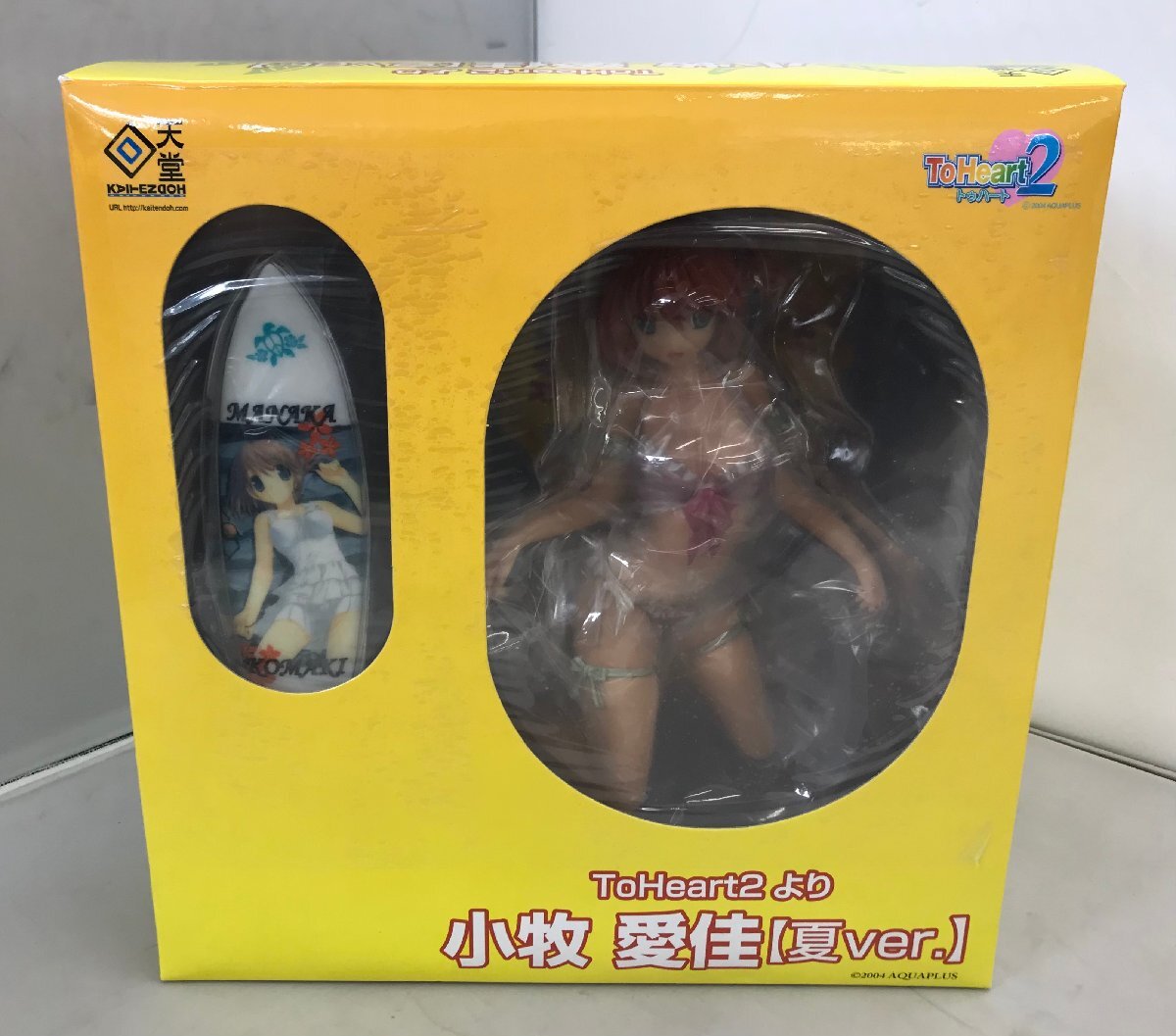 上質で快適 塗装済み完成品 PVC製 1/6スケール 夏ver. 小牧愛佳 【未使用品】ToHeart2 マベル (管理番号:059111) 回天堂 ToHeart2