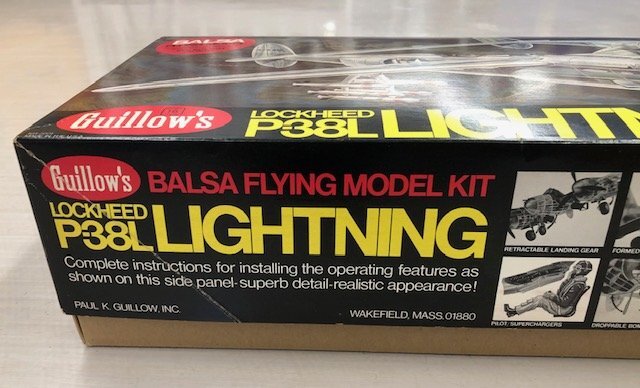 [ junk ]Guillow\'s(gi rose ) BALSA FLYING MODEL KIT LOCKHEED P-38L LIGHTNING KIT2001 ( control number :060111)