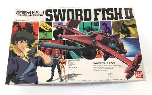 【未組立品】BANDAI（バンダイ） カウボーイビバップ MONO RACER SWORD FISHⅡ ソードフィッシュⅡ (管理番号：060111）_画像1