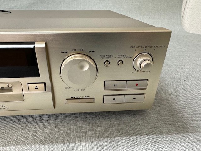 [ secondhand goods ]KENWOOD Kenwood stereo MD recorder DMF-7020 operation verification ending ( control number :049109)