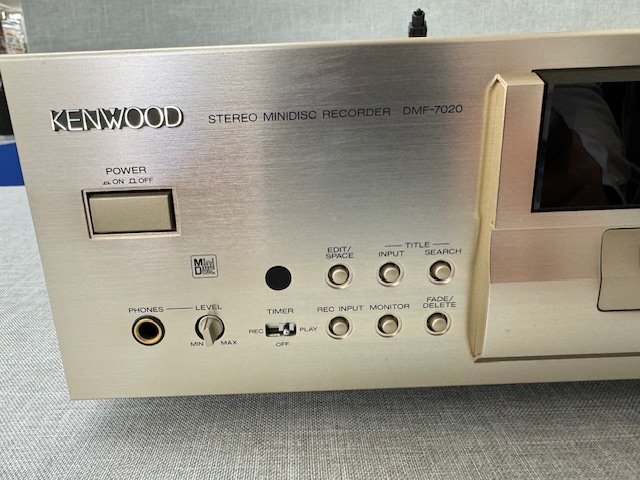 [ secondhand goods ]KENWOOD Kenwood stereo MD recorder DMF-7020 operation verification ending ( control number :049109)