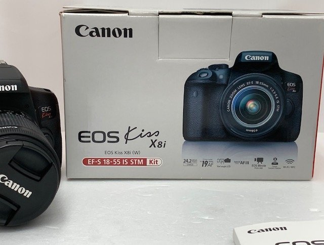 【中古品】Canon EOS kiss X8i デジタル 一眼レフカメラ ZOOM LENS EF-S 18-55mm F3.5-5.6 IS STM　レンズキット　(管理番号：060109）_画像8