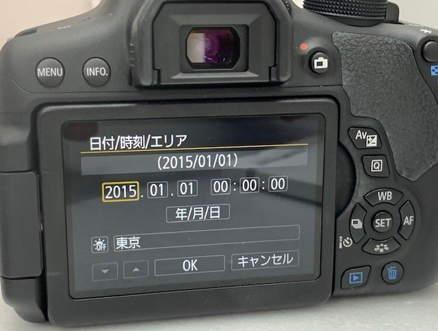 【中古品】Canon EOS kiss X8i デジタル 一眼レフカメラ ZOOM LENS EF-S 18-55mm F3.5-5.6 IS STM　レンズキット　(管理番号：060109）_画像6