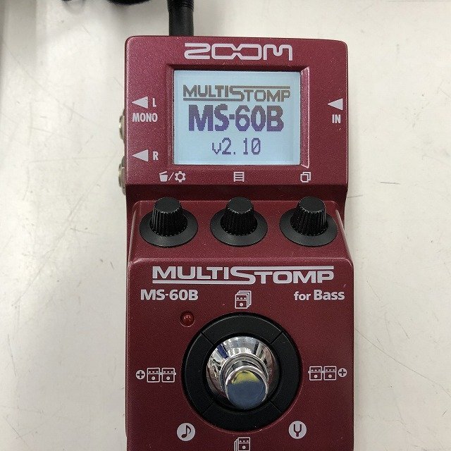 【中古品】ZOOM(ズーム) MULTI STOMP MS-60B ベース用マルチエフェクター（管理番号：046112）の画像7