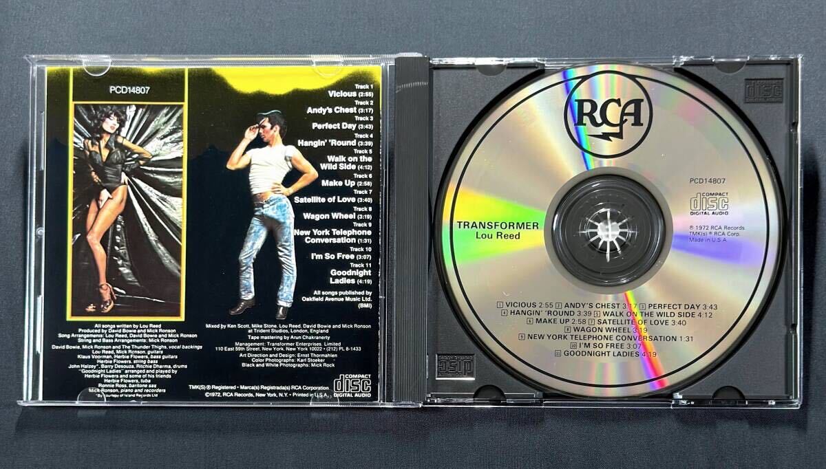 【PCD14807/US盤】ルー・リード/トランスフォーマー　RCA　Lou Reed/Transformer　Made in U.S.A._画像3