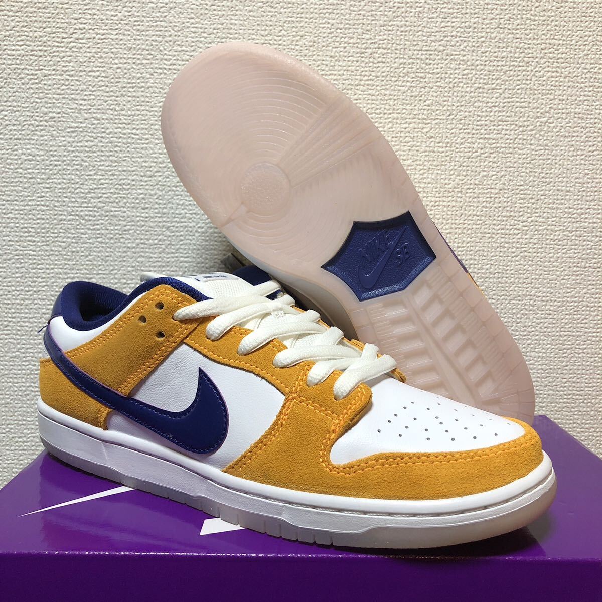 新品 未使用 黒タグ NIKE SB DUNK LOW PRO SP 26.5cm LASER ORANGE ナイキ ダンク ロー レイサー オレンジ スケート nike dunk sb sk8