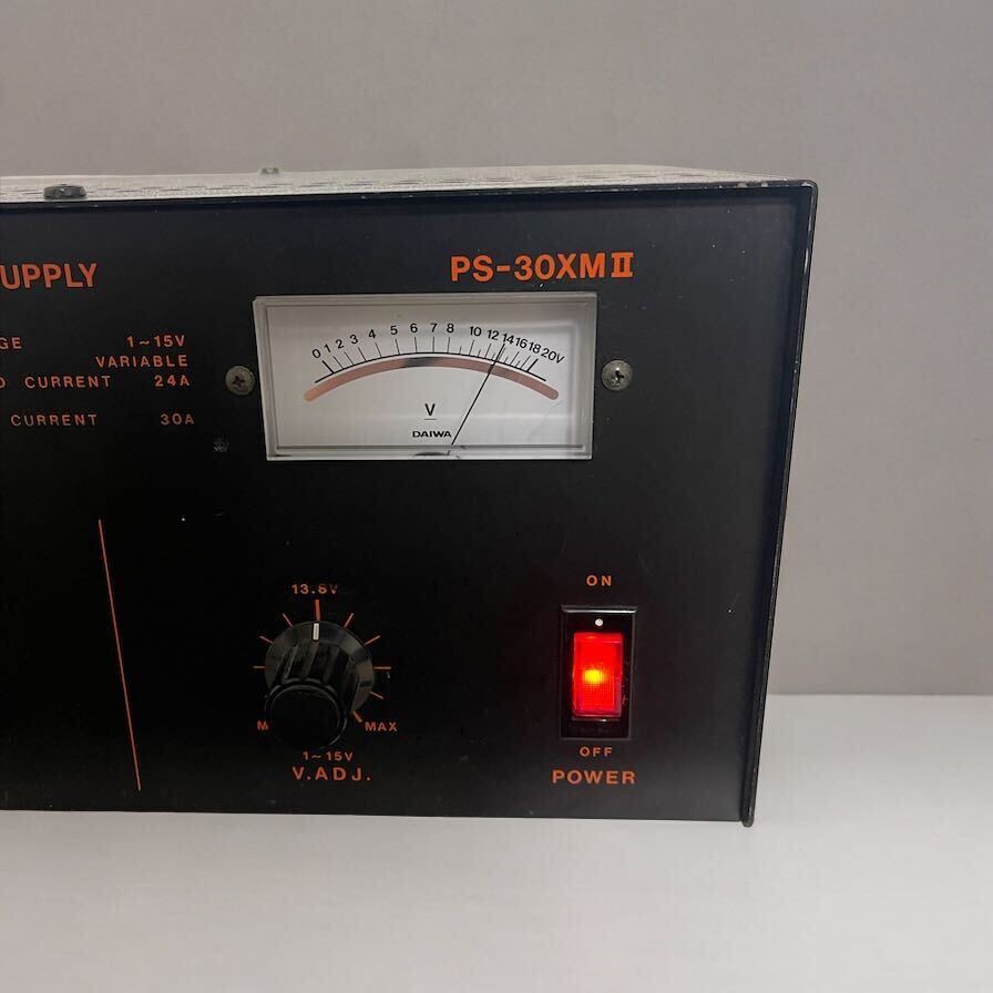 【中古】DAIWA DC POWER SUPPLY　PS-30XMⅡ　直流定電圧安定化電源　アマチュア無線　通電確認済　現状品_画像3