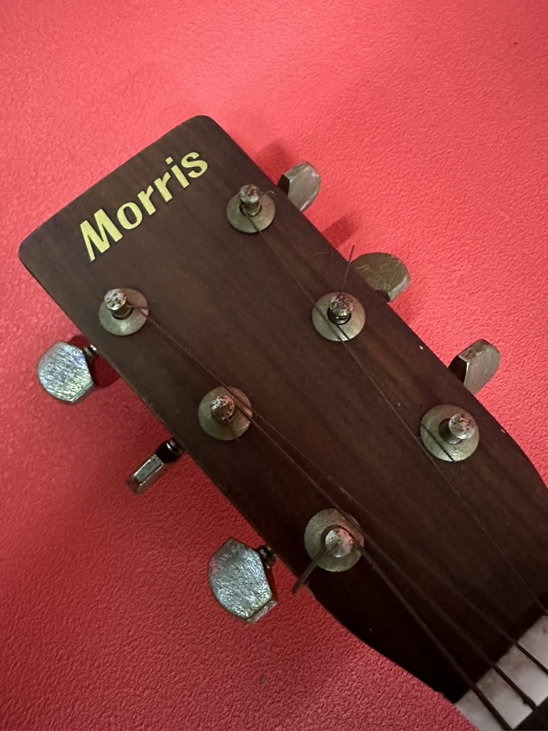 H0566 Morris モーリス W-20 アコースティックギター 現状品 アコギ ギター ビンテージ 弦楽器 楽器の画像6
