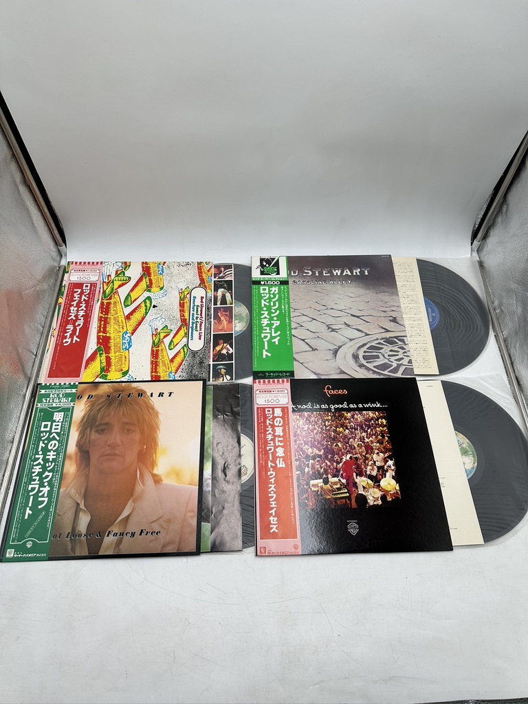 m0619 Rod Stewart ロッド・スチュワート LP まとめ 計11点 中古 スマイラー アルバム フェイセズ ライヴ 他 洋楽 ロック レコード_画像3