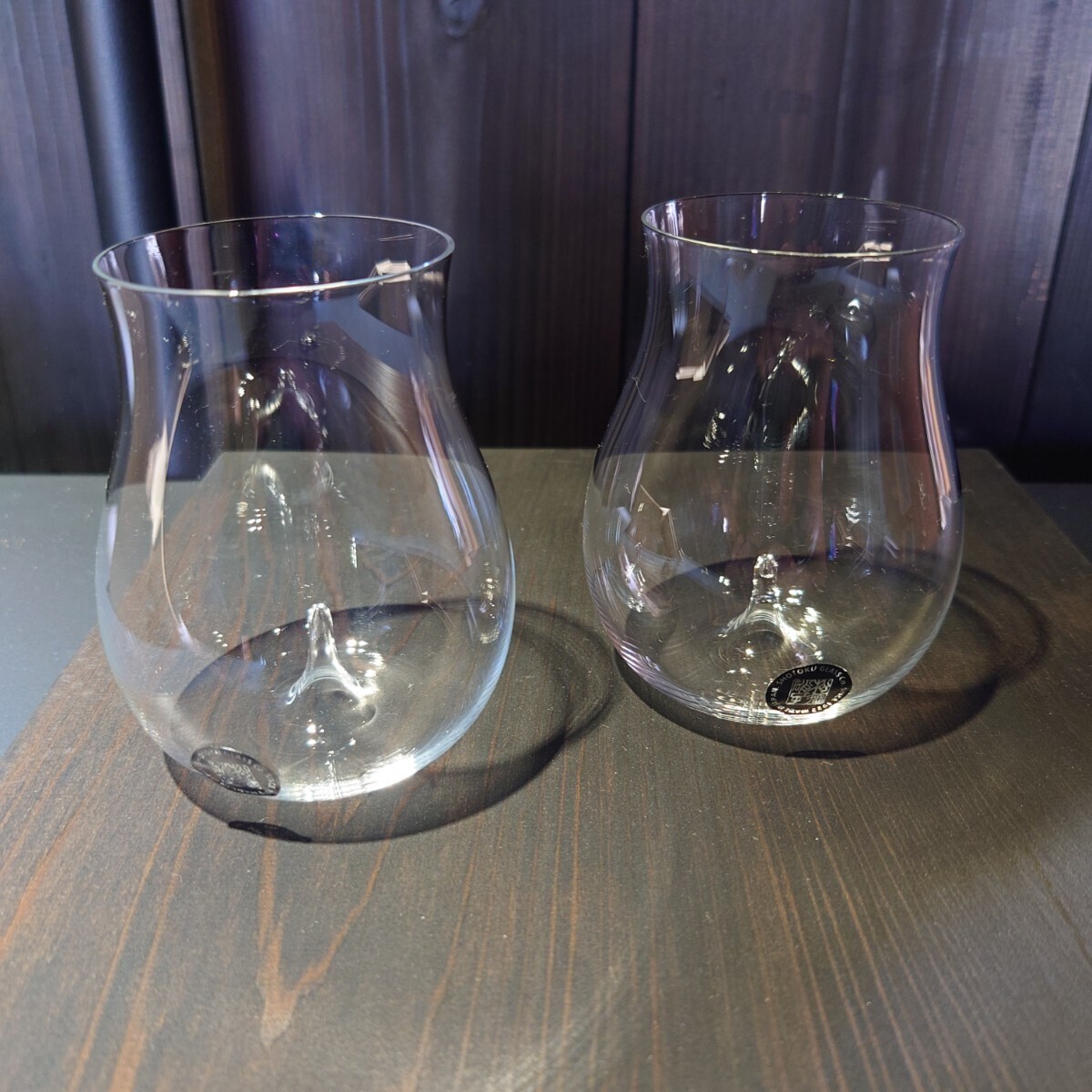 うすはり大吟醸 松徳硝子 冷酒グラス ペアグラス ガラス工芸 ワイングラス  グラス  硝子器揃 葡萄酒器 ペアの画像3