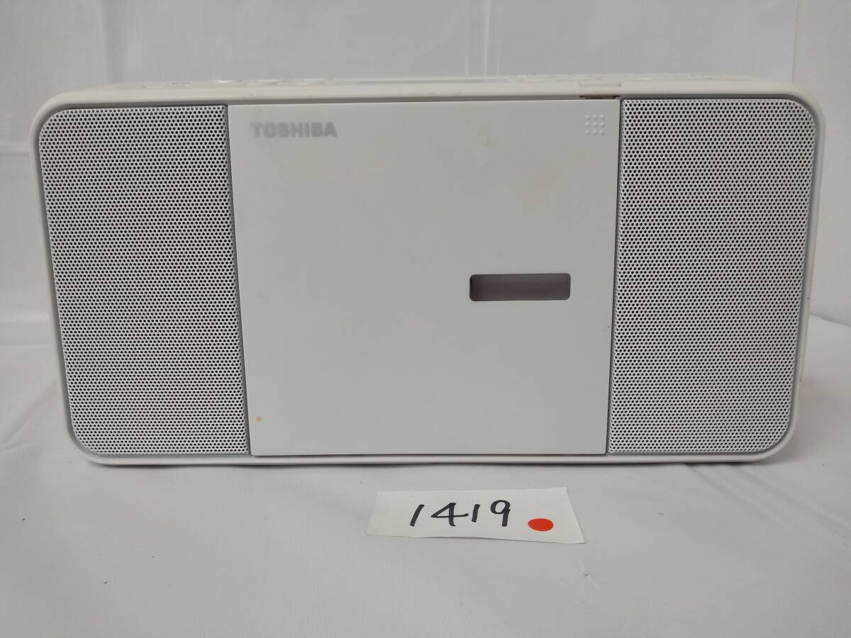 TOSHIBA TY-C250 CDラジオ 1419A5&2 東芝 ホワイト 2017年製_画像1