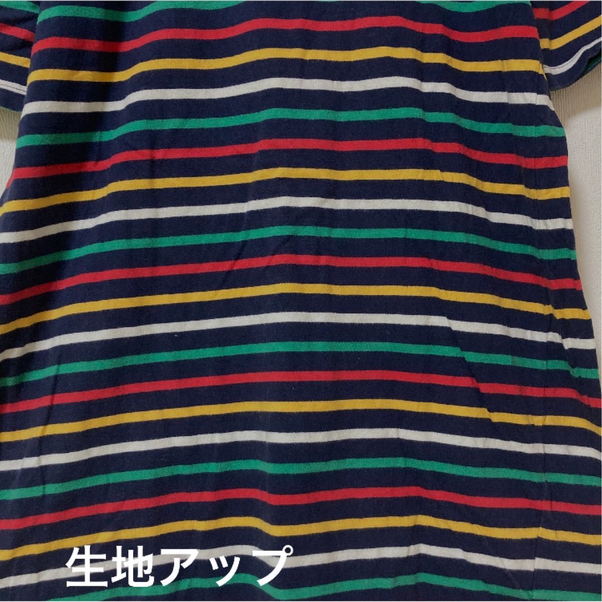 ArnoldPalmer マルチボーダーのチュニック丈　半袖Tシャツ