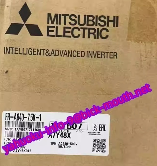 【★新品 複数在庫！】MITSUBISHI/三菱電機 インバーター FR-A840-7.5K-1 【６ヶ月保証】_画像1