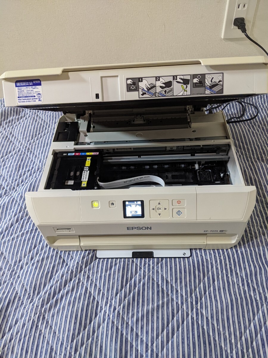 EPSON エプソン インクジェットプリンター　EP710A EP707A ジャンク品2台_画像5