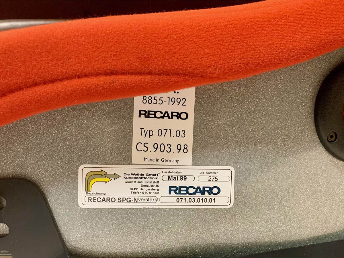 極上品！ RECARO レカロ SP-GN レッド RED SPG