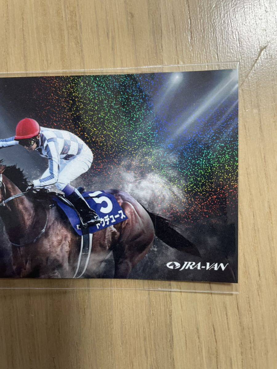 ドウデュース　ステッカー　東京競馬場イベント当選品　JRA-VAN 有馬記念　武豊_画像3