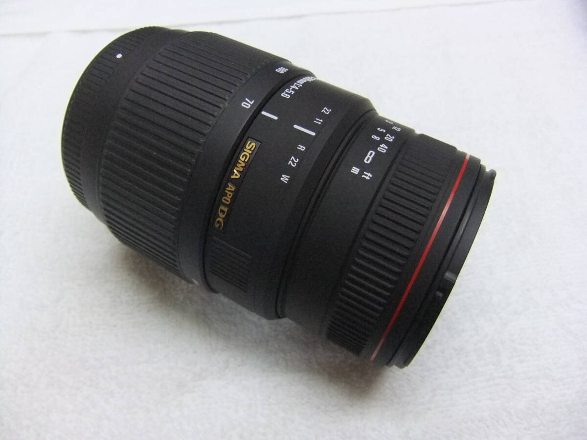 美品 シグマ SIGMA 70-300mm F4-5.6 APO DG ニコン用 フィルター付 カビ,クモリなし AF動作確認済の画像10