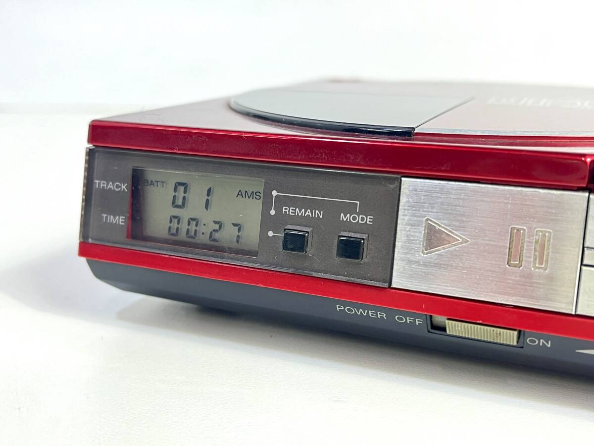 【動作品】SONY ソニー Compact Disk Player CDプレーヤー D-50 レッド TA-CD2 サウンド トライアングル オーディオシステム_画像4