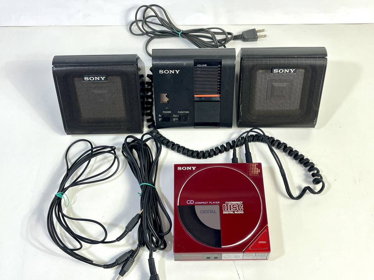 【動作品】SONY ソニー Compact Disk Player CDプレーヤー D-50 レッド TA-CD2 サウンド トライアングル オーディオシステム_画像10