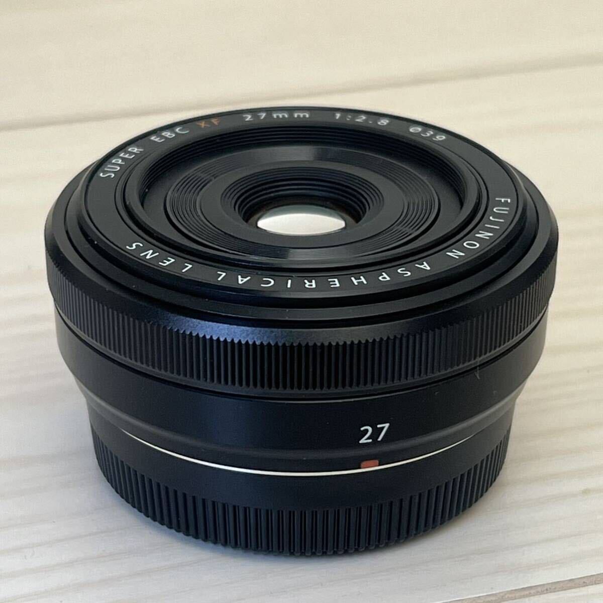 FUJIFILM XF27mmF2.8 ブラック ほぼ未使用品_画像1