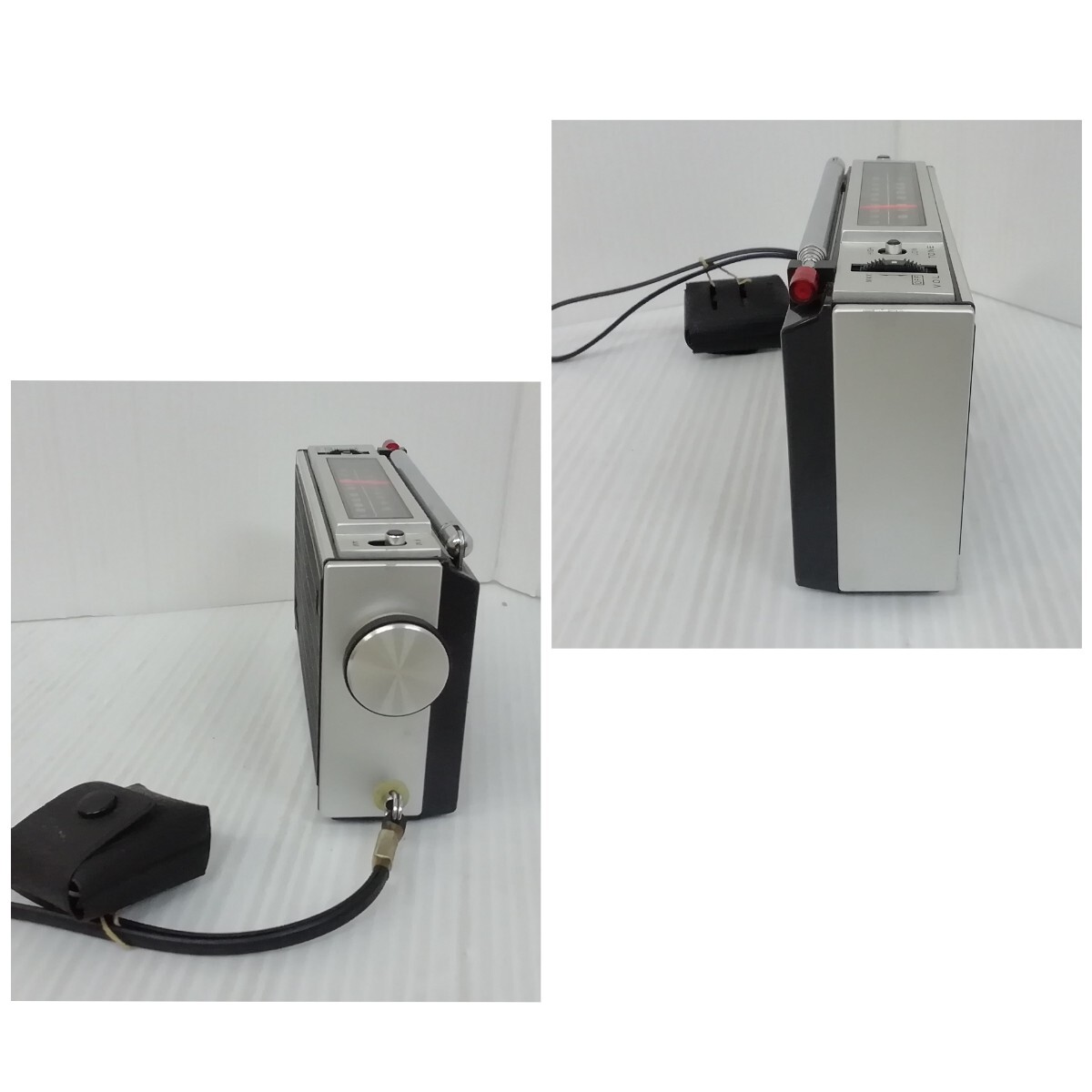  present condition goods Showa Retro antique radio SONY ICF-250 AIWA SOLID STATE 2 piece set portable radio Sony Aiwa Junk 
