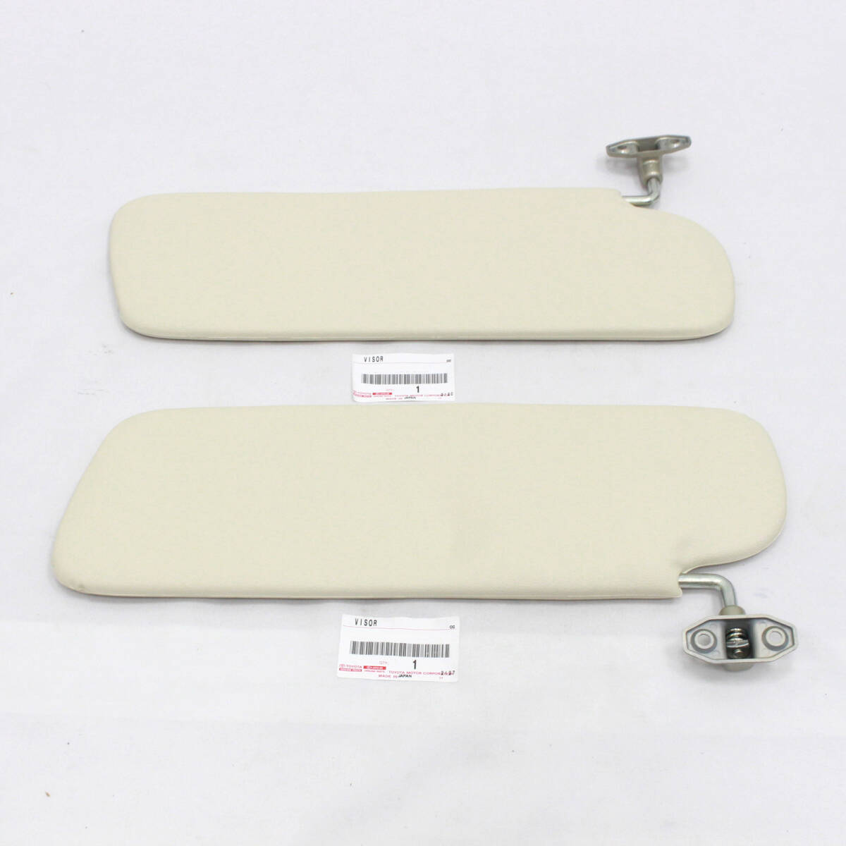 新品 トヨタ純正 40 ランドクルーザー ランクル プラド サンバイザー 左右 バイザー TOYOTA LAND CRUISER Genuine Sun Visor RH LH Set JDM_画像1