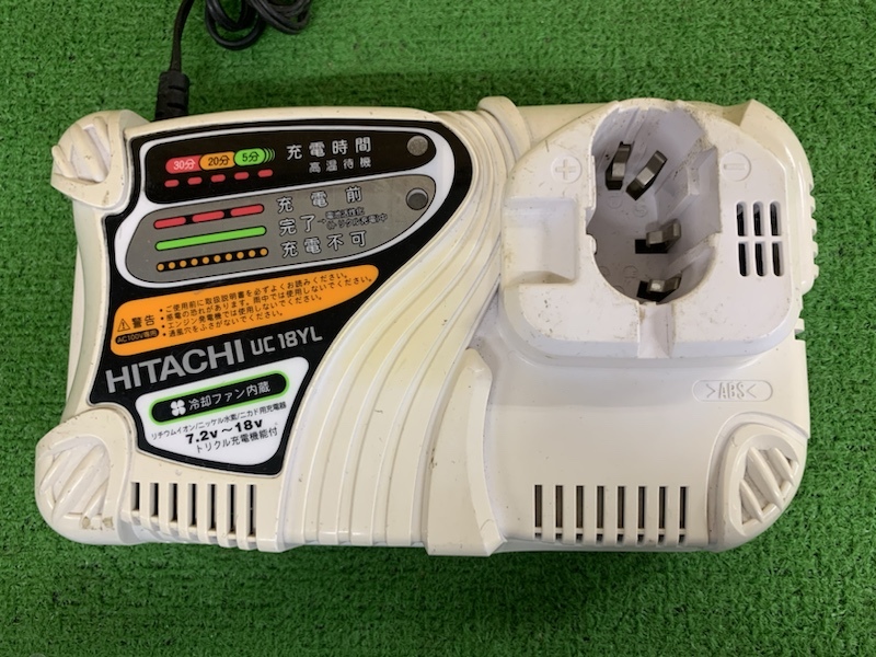 【中古品】日立工機 現ハイコーキ　7.2～18V　充電器　UC18YL　s984_画像3