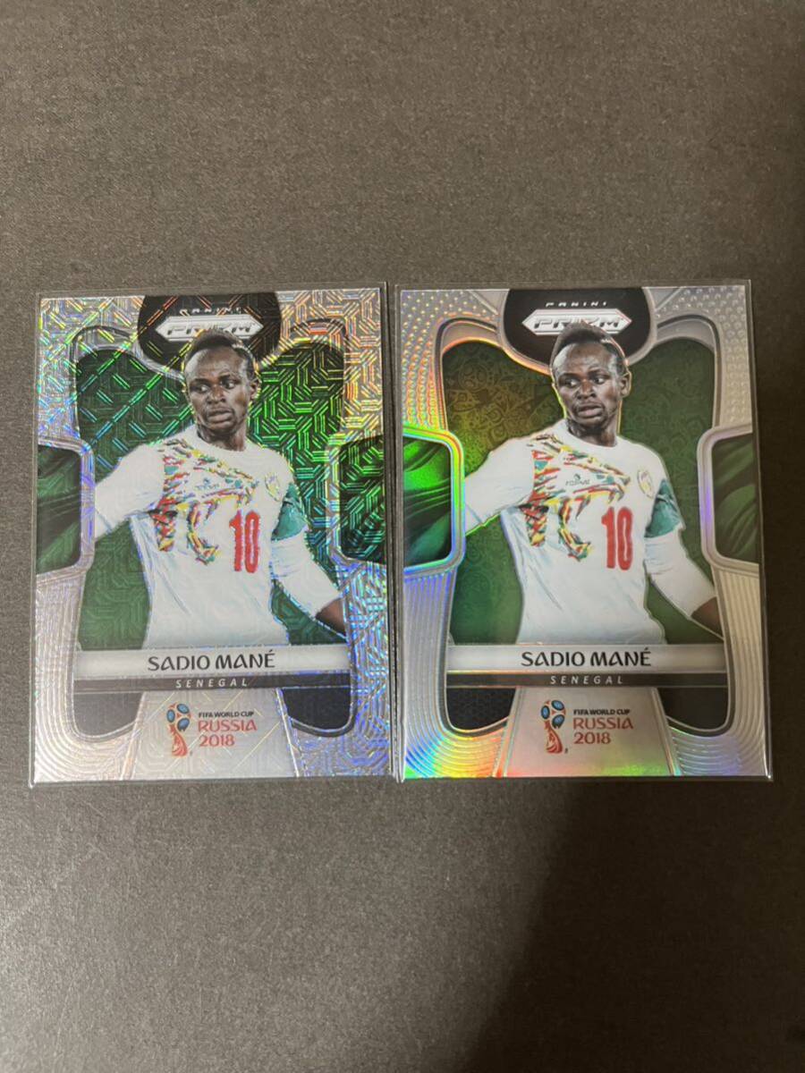 Panini Prizm soccer 2018 SADIO MANE パラレルカード２枚セットの画像1