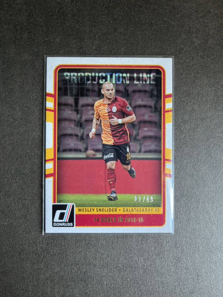 Panini donruss soccer 2016-17 WESLEY SNEIJDER /49 1st NO._画像1