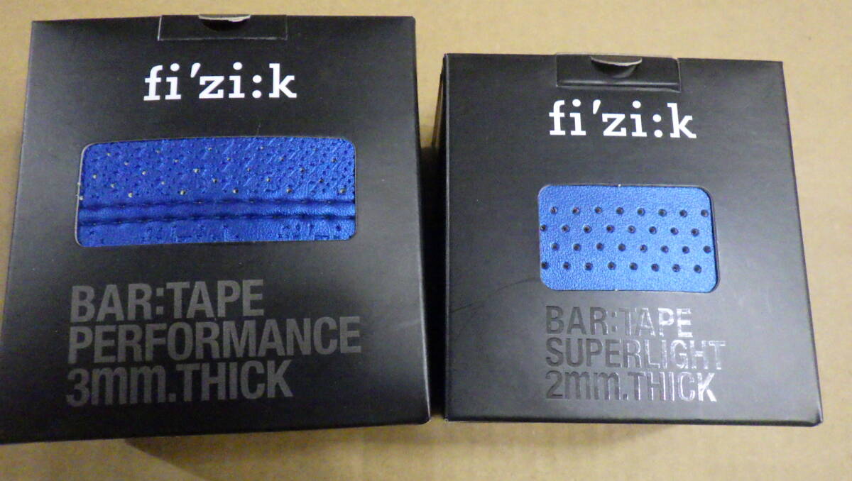 fi'zi:k fizik フィジーク BAR TAPE PERFORMANCE 3mm THICK SUPERLIGHT 2MM THICK bleu CLASSIC TOUCH バーテープの画像1