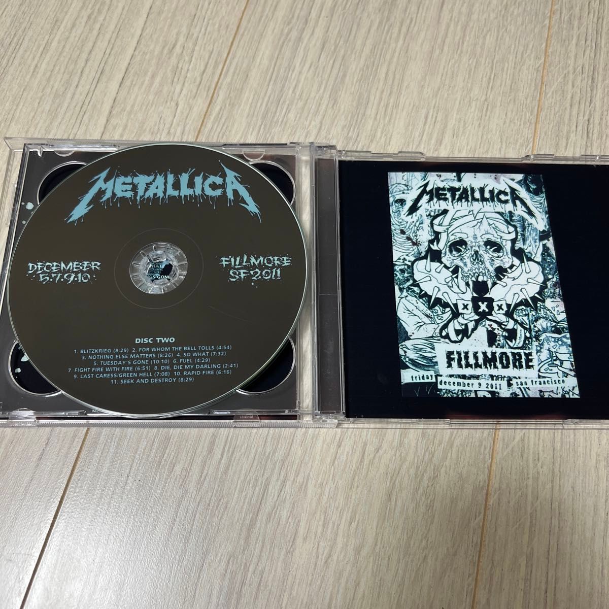 メタリカ ライブ Metallica Live 2011 Fillmore スラッシュメタル ブラックメタル METAL CD 