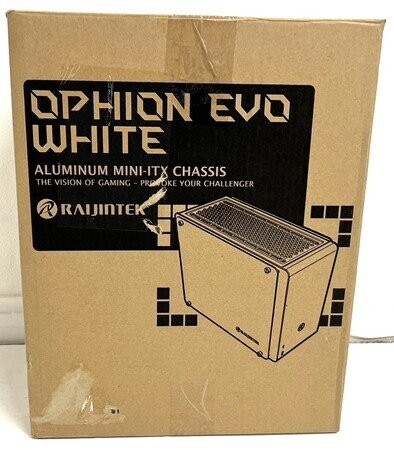 1円スタート 訳有 RAIJINTEK PCケース OPHION EVO 0R20B00151 ハイエンド ゲーミング 標準コンポーネント 設置簡単 ホワイト D01938_画像3