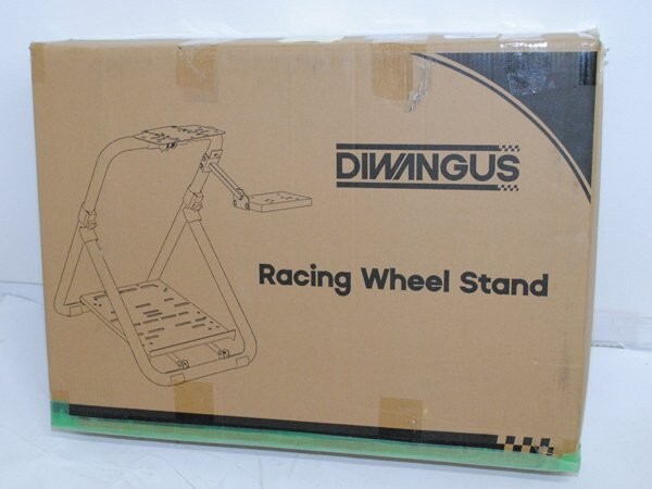 1 jpy start translation have DIWANGUS racing wheel stand G29 G920 height .. adjustment G25 G27 correspondence Thrustmaster T300RS black D02002