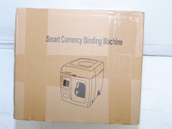 1 jpy start CGOLDENWALL. talent money tying machine note . bundle machine full automation each country note commodity ticket gift certificate for books . bundle work accounting business LCD display screen white D02007
