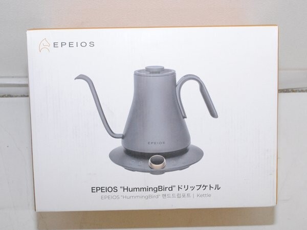 1 jpy start Epeiosepe eos electric kettle hot water dispenser drip coffee pot small .0.9L 1200W heat insulation function empty .. prevention black D01995
