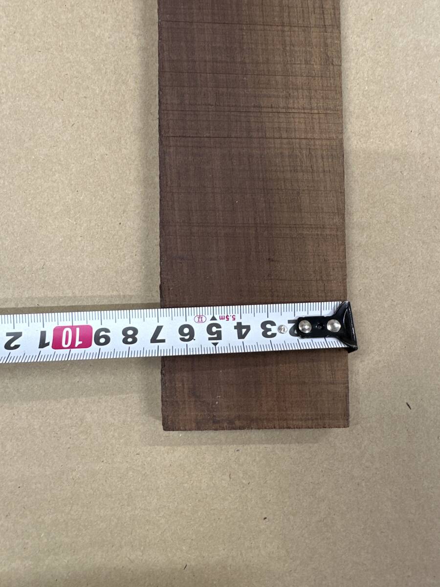 Y2841 木材 ハカランダ ネック 1P 未使用品 未塗装(サンダーなし)の画像3