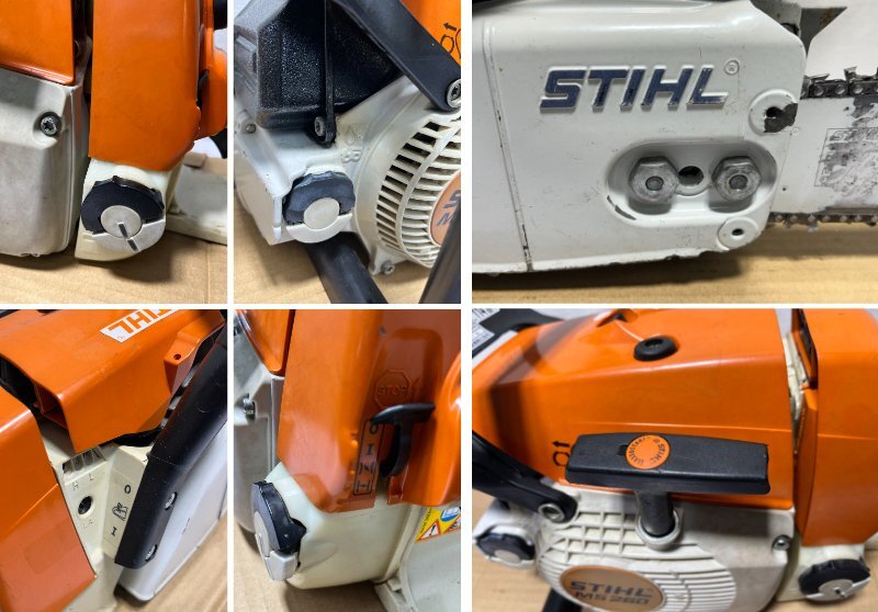 ▽STIHL スチール エンジンチェーンソー MS260 エンジン始動確認 刃回転 中古▽010747の画像10