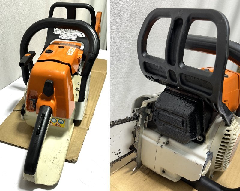 ▽STIHL スチール エンジンチェーンソー MS260 エンジン始動確認 刃回転 中古▽010747の画像6