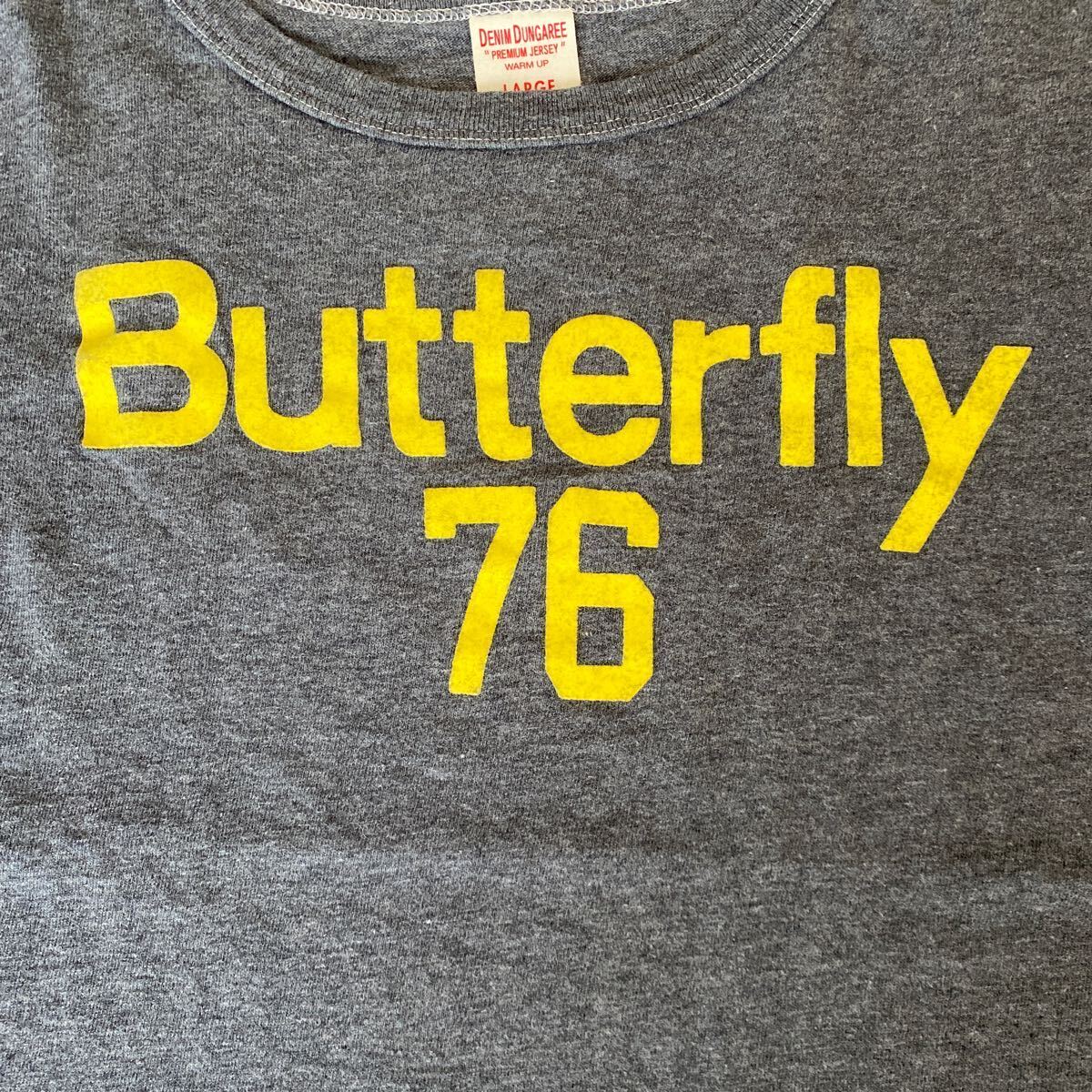 DENIM DUNGAREE Butterfly Tシャツ150_画像3